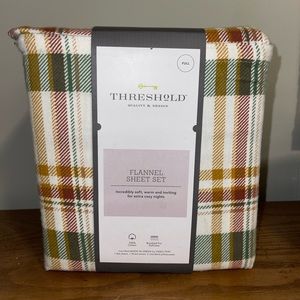 Threshold Flannel Sheet Set - Full